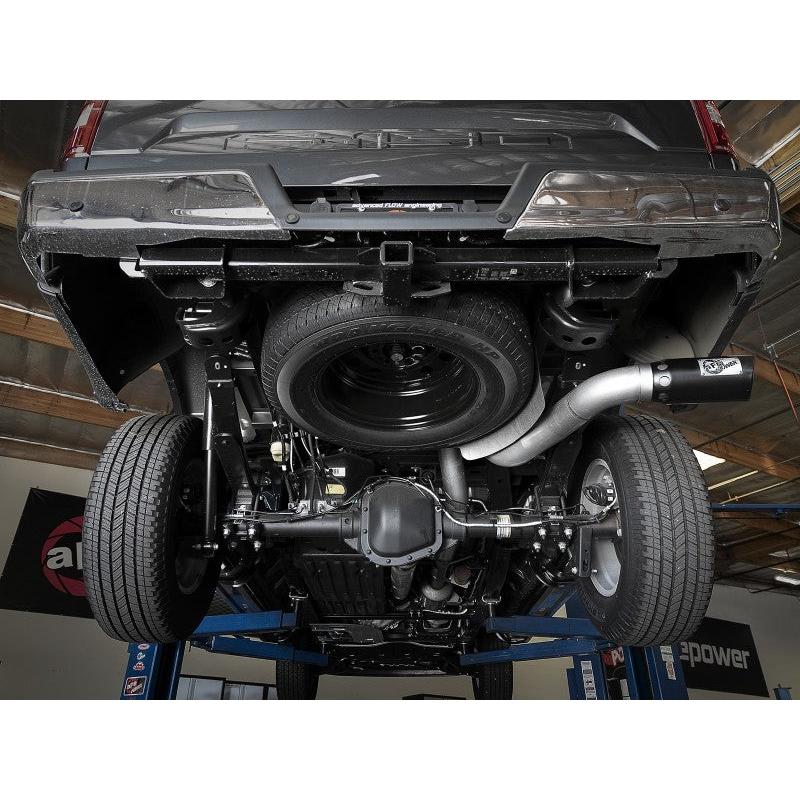 aFe 2021 Ford F-150 V6-3.0L (td) Large Bore 409 SS DPF-Back Exhaust System-SR1 Performance