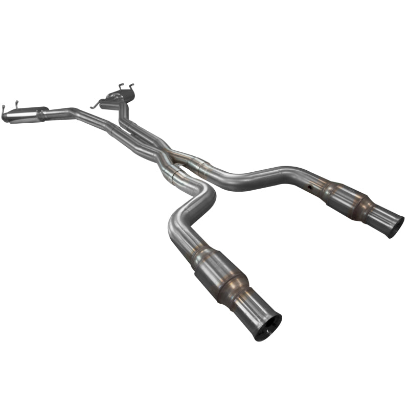 Kooks 10-15 Chevy Camaro SS/ZL1/1LE w/o Ground Effects 3in Race Catted Exhaust w/ X-Pipe-SR1 Performance