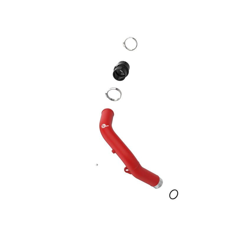 aFe BladeRunner 2-1/2 IN Aluminum Hot Charge Pipe Red 22-23 Subaru WRX H4-2.4L (t)-SR1 Performance