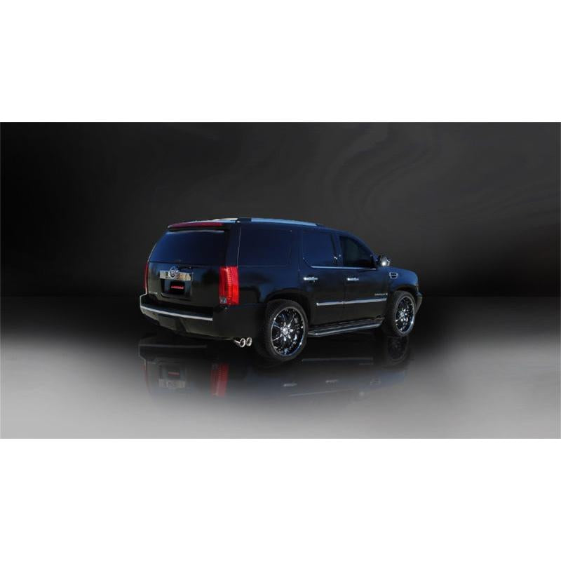 Corsa 2007-2010 Cadillac Escalade 6.2L V8 Polished Sport Cat-Back Exhaust-SR1 Performance