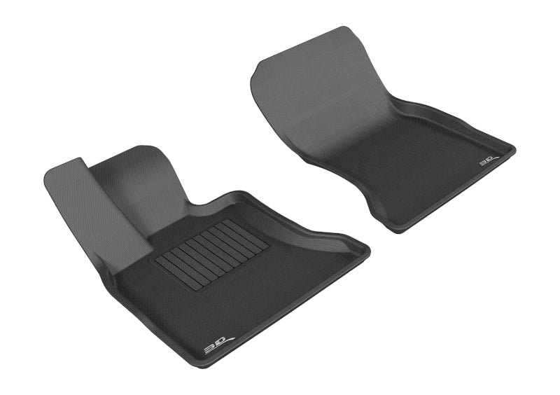 3D MAXpider 2010-2017 BMW 5 Series Gran Turismo F07 Kagu 1st Row Floormat - Black-SR1 Performance