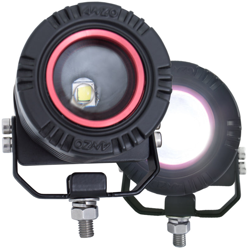ANZO Universal Adjustable Round LED Light-SR1 Performance