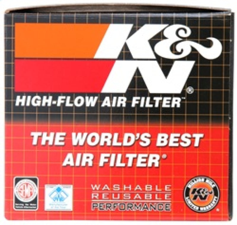 K&N Universal Air Filter - 2-7/16in Flange x 3-1/2in OD x 4in Height-SR1 Performance