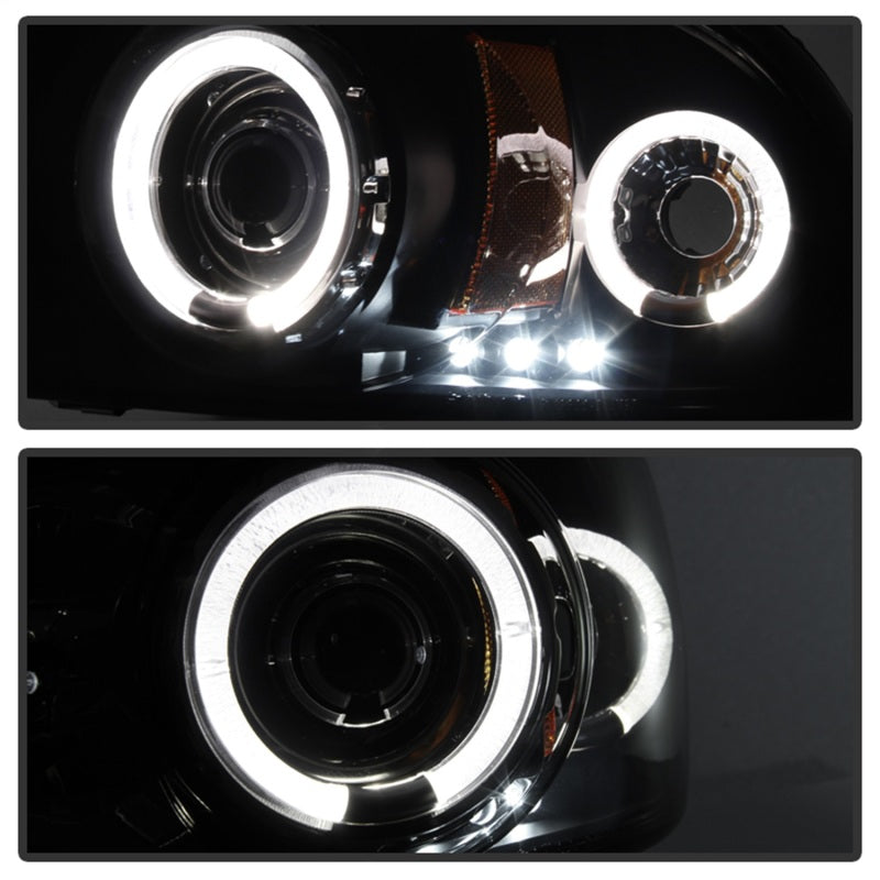 Spyder Dodge Dakota 97-04/Durango 98-03 1PC Projector Headlights LED Halo LED Blk PRO-YD-DDAK97-BK-SR1 Performance