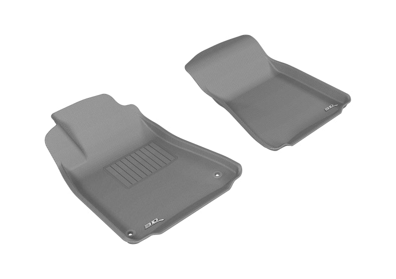 3D MAXpider 2006-2013 Lexus IS Kagu 1st Row Floormat - Gray-SR1 Performance