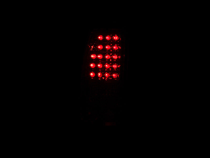 ANZO 2003-2006 Chevrolet Silverado 1500 LED Taillights Red/Clear-SR1 Performance