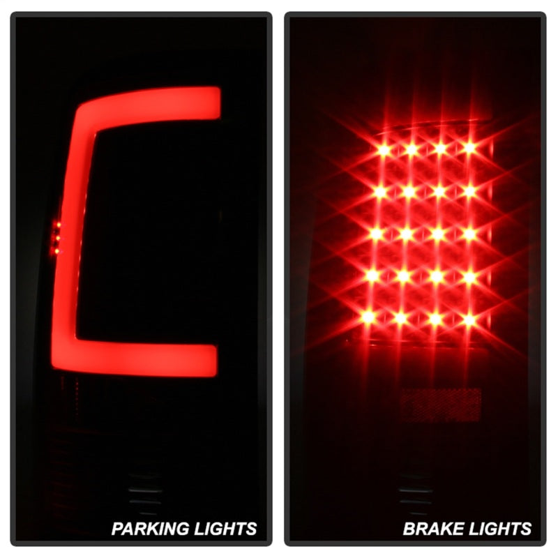 Xtune GMC Sierra 07-13 LED Tail Lights Black ALT-ON-GS07-G2-LED-BK-SR1 Performance