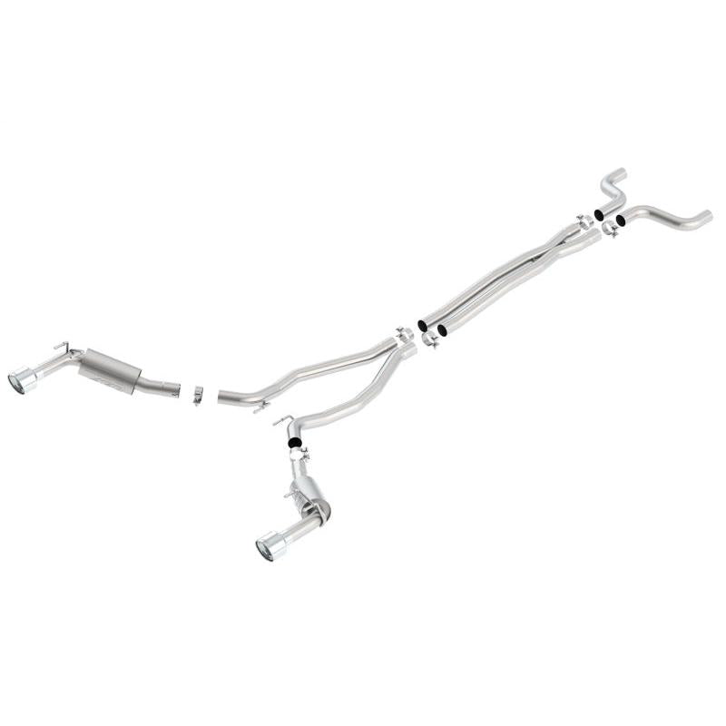 Borla 14-15 Chevy Camaro SS 6.2L V8 Single Split Rear Exit ATAK Catback Exhaust-SR1 Performance