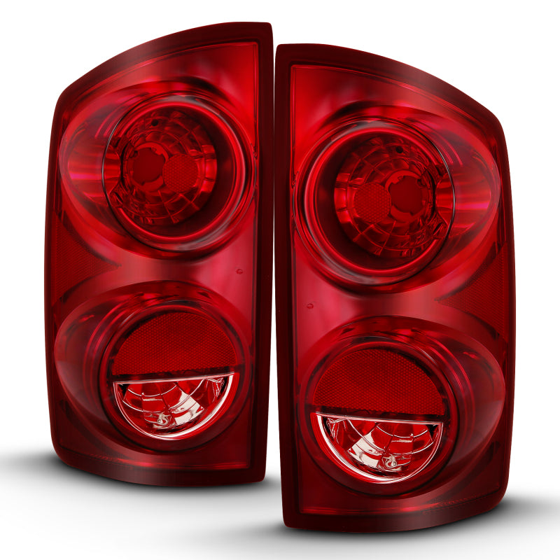 ANZO 2007-2009 Dodge Ram 1500 Tail Light Red Lens (OE)-SR1 Performance