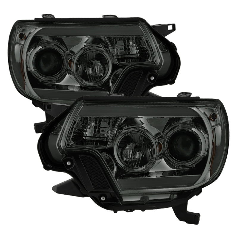 Spyder Toyota Tacoma 12-16 Projector Headlights Light Bar DRL Smoke PRO-YD-TT12-LBDRL-SM-SR1 Performance