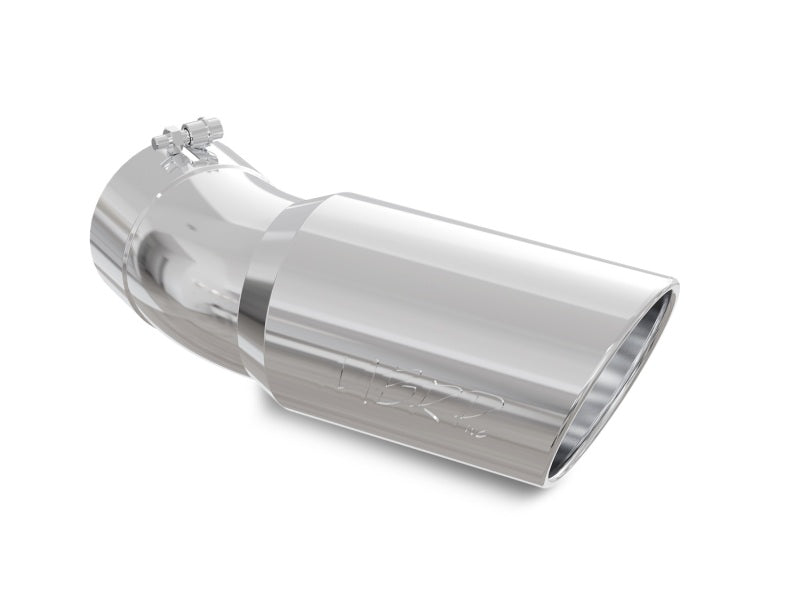 MBRP Universal Tip 6in OD 5in Inlet 15.5in Length 30 Deg Bend Angled Rolled End T304-SR1 Performance