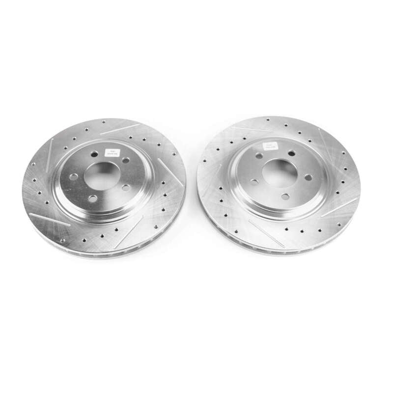 Power Stop 94-01 Ford Mustang Front Evolution Drilled & Slotted Rotors - Pair-SR1 Performance