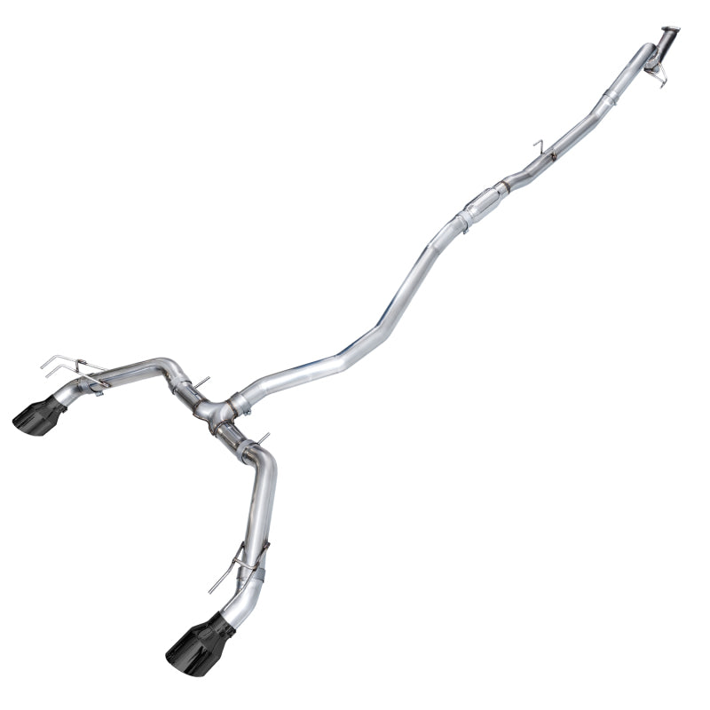 AWE Tuning 22+ Honda Civic Si/Acura Integra Track Edition Catback Exhaust - Dual Diamond Black Tips-SR1 Performance