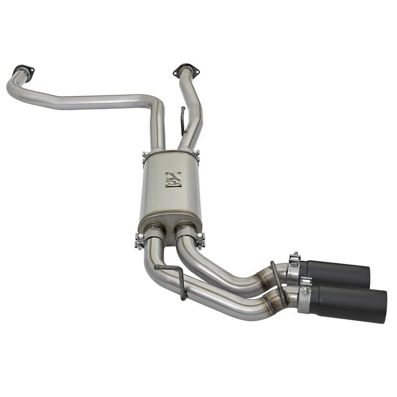 aFe Rebel Series 3in 409 SS Cat-Back Exhaust w/ Black Tips 04-15 Nissan Titan V8 5.6L-SR1 Performance