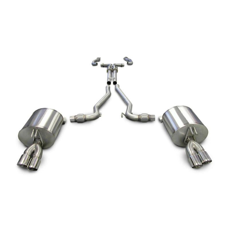 Corsa 2008-2009 Pontiac G8 GXP 6.0L V8 Polished Sport Cat-Back + XO Exhaust-SR1 Performance