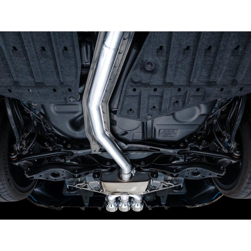 AWE Tuning 2023 Honda Civic Type R FL5 Touring Edition Exhaust w/ Triple Chrome Silver Tips-SR1 Performance