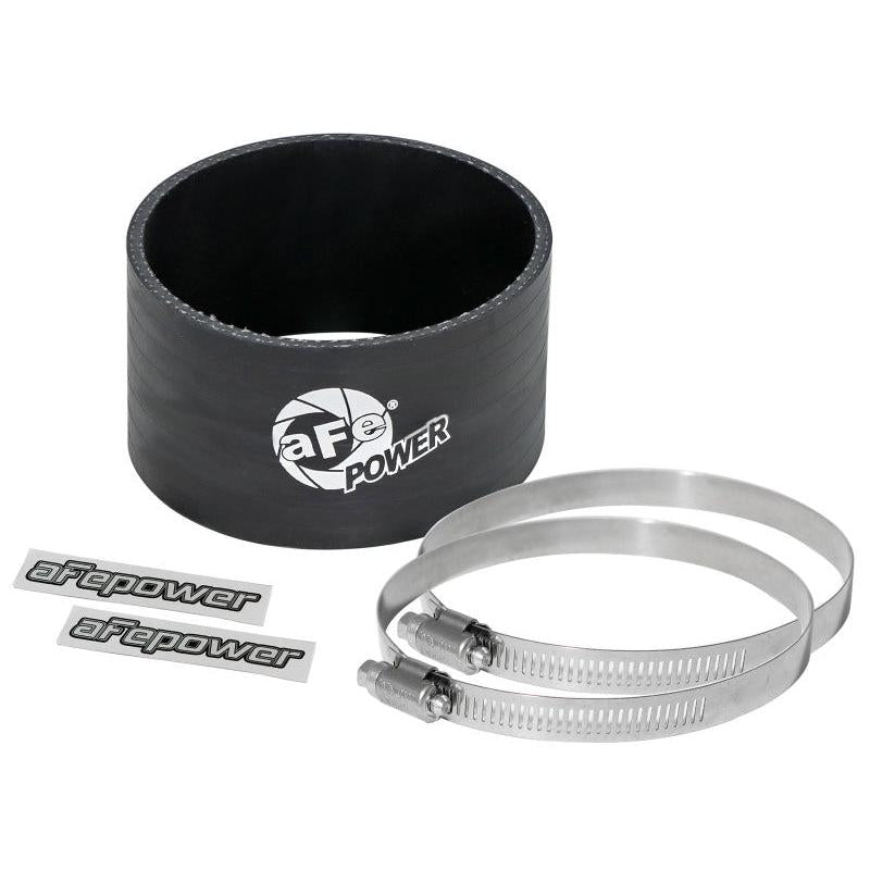 aFe Magnum FORCE CAI Univ. (3-1/2in ID x 2in L) Straight Coupler - Black-SR1 Performance