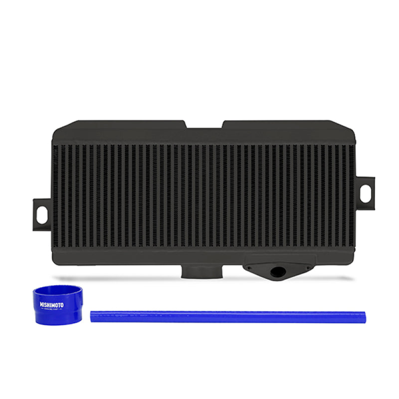 Mishimoto Subaru 08-15 WRX STi Top-Mount Intercooler Kit - Powder Coated Black & Blue Hoses-SR1 Performance