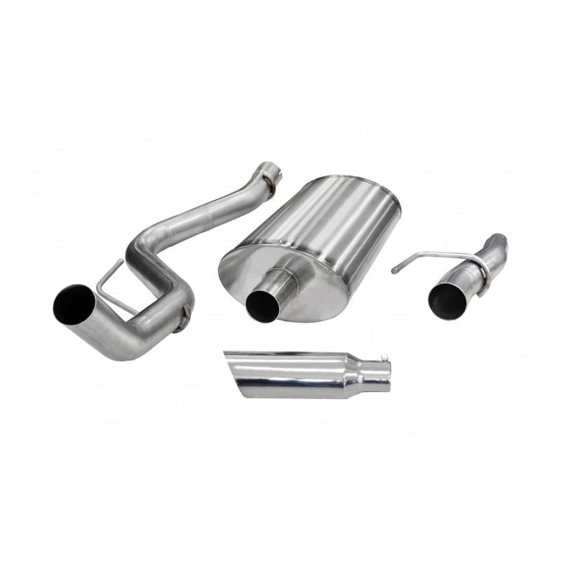 Corsa 2011-2014 Ford F-150 5.0L V8 Polished Sport Cat-Back Exhaust-SR1 Performance