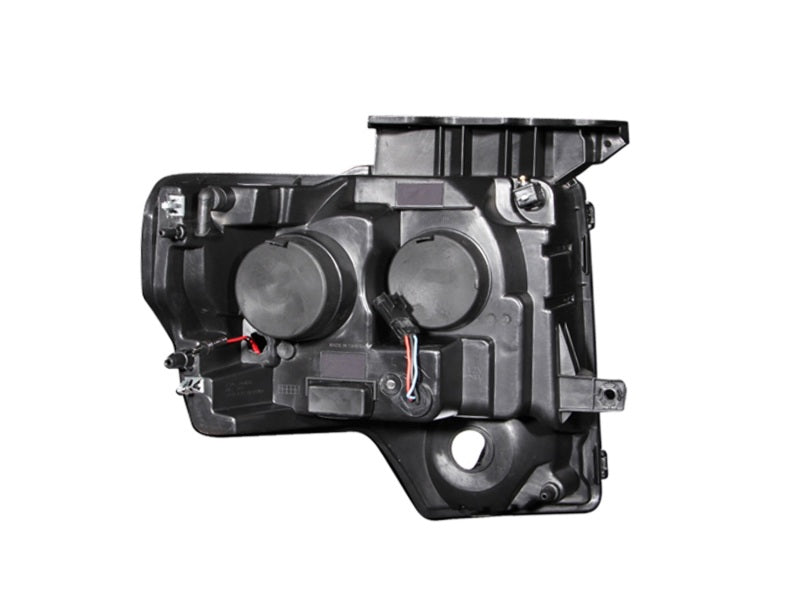 ANZO 2009-2014 Ford F-150 Projector Headlights w/ U-Bar Chrome-SR1 Performance