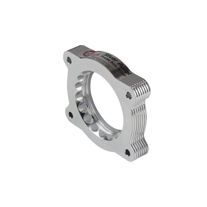 aFe 07-13 Chevrolet Silverado 1500/GMC Sierra 1500 Silver Bullet Throttle Body Spacer - Silver-SR1 Performance
