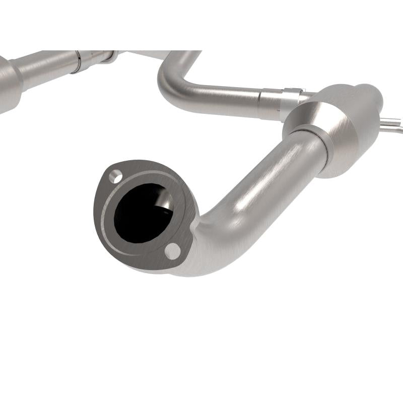 aFe Toyota Tacoma 16-17 V6-3.5L Twisted Steel Y-Pipe w/ Cat-SR1 Performance