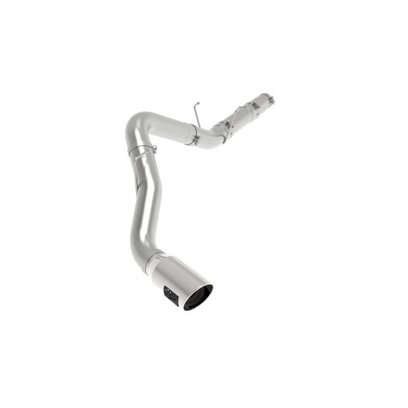 aFe ATLAS 5in DPF-Back Alum Steel Exhaust System w/Polished Tip 19-20 Ram Diesel Trucks L6-6.7L (td)-SR1 Performance