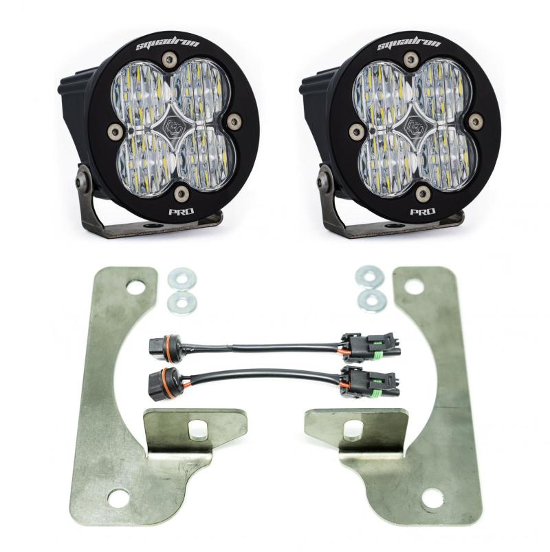 Baja Designs 2018 Wrangler JL Rubicon Squadron R Pro Fog Pocket Kit-SR1 Performance