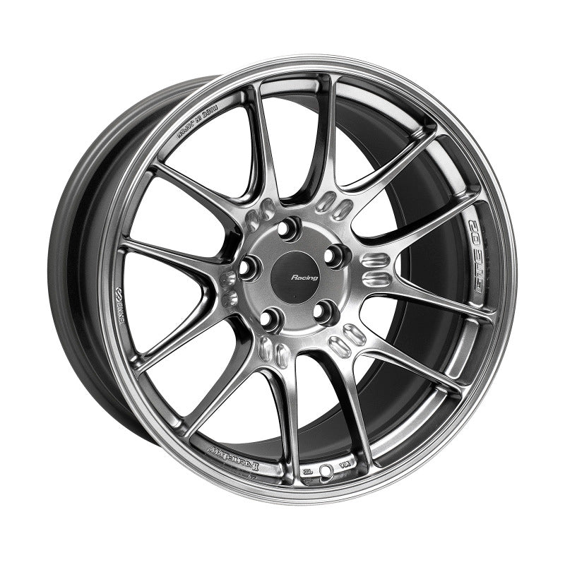 Enkei GTC02 18x10 5x112 32mm Offset 66.5mm Bore Hyper Silver Wheel-SR1 Performance