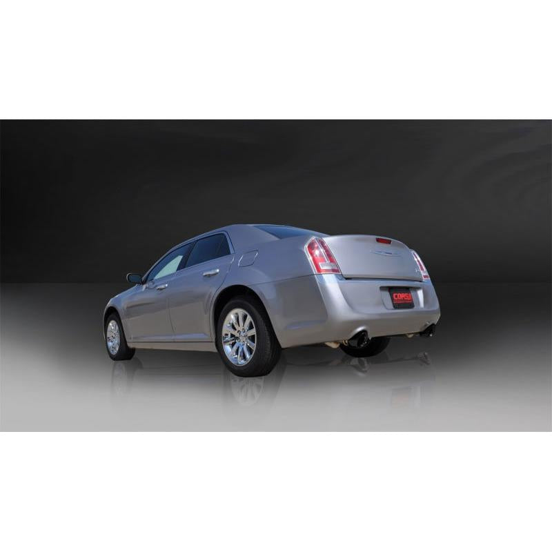 Corsa 2005-2010 Dodge Charger R/T 5.7L V8 Black Xtreme Cat-Back Exhaust-SR1 Performance