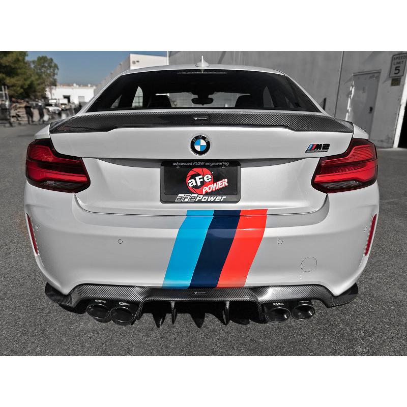 aFe MACHForce XP Exhausts Cat-Back SS 19-21 BMW M2 Competition L6-3.0L w/Black Tips-SR1 Performance
