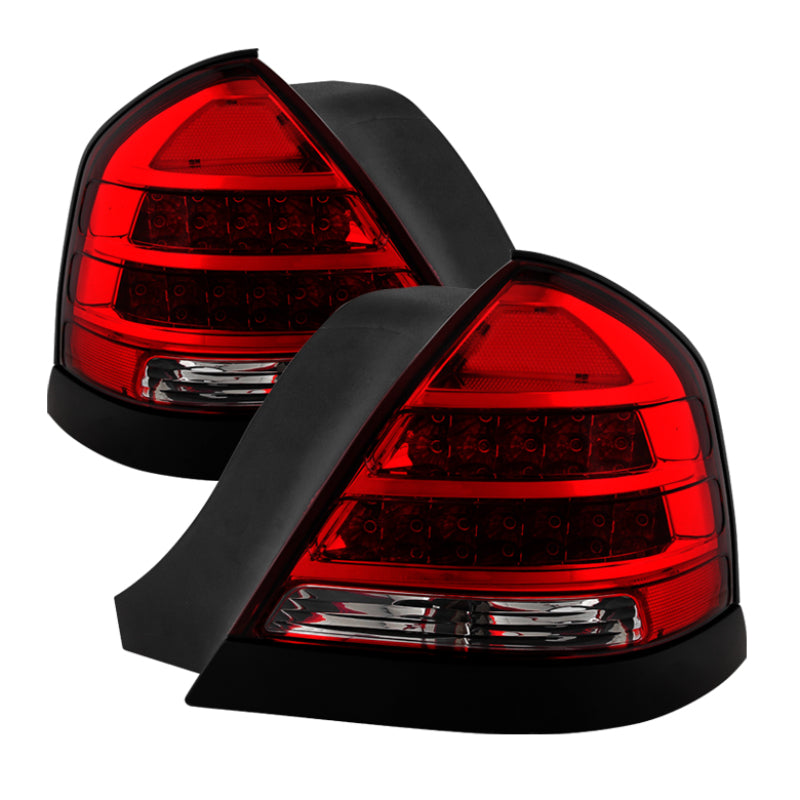 Xtune 98-11 Ford Crown Victoria LED Tail Lights -Red Clear ALT-JH-CVIC98-LED-PI-RC-SR1 Performance