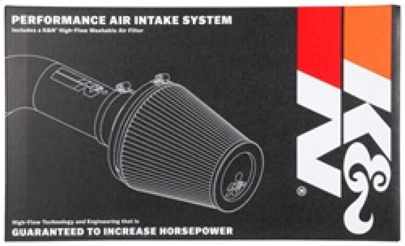 K&N 08-09 Mitsubishi Evo X Wrinkle Red Typhoon Short Ram Intake-SR1 Performance