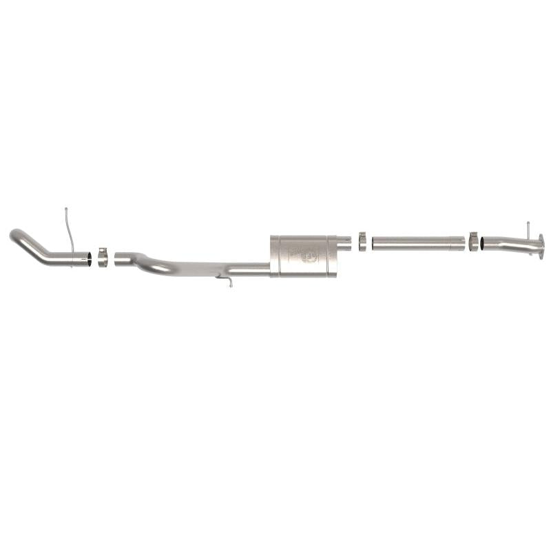 aFe Apollo GT Series 3in 409SS Cat-Back Ford Bronco 2021 L4 2.3L/V6 2.7L - Polished-SR1 Performance