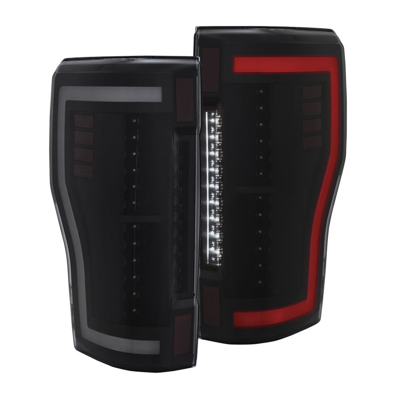 ANZO 2017+ Ford F-250 LED Taillights - Black/Smoke-SR1 Performance