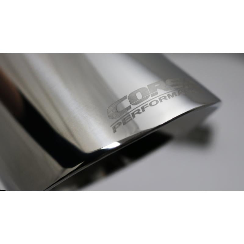 Corsa Single Universal 2.75in Inlet / 4in Outlet Polished Pro-Series Tip Kit-SR1 Performance