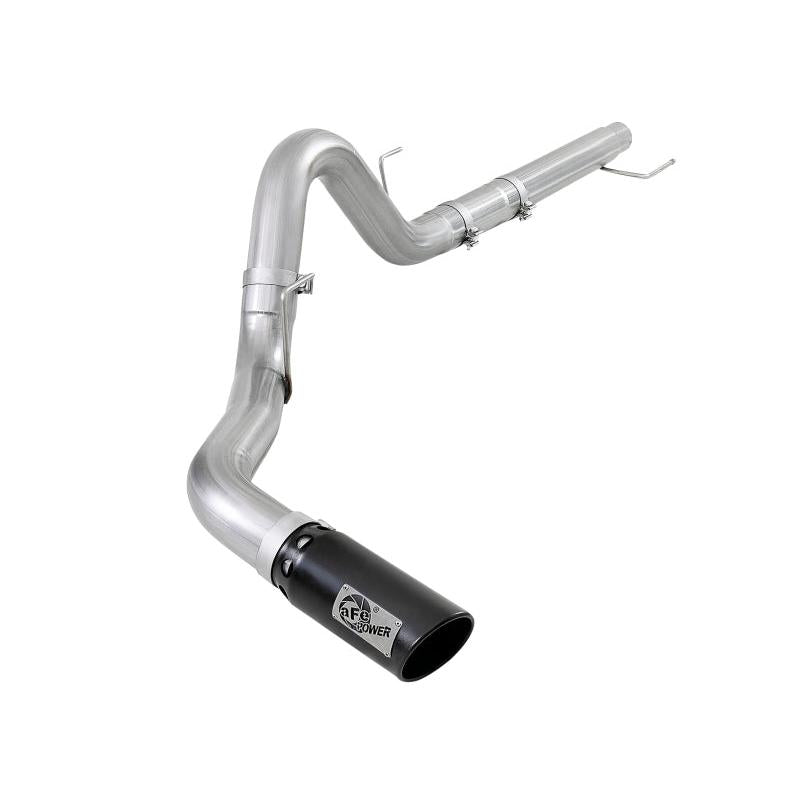 aFe Atlas 4in Aluminized Steel DPF-Back Exh 18-19 Ford F-150 V6-3.0L (td) w/ Black Tip-SR1 Performance