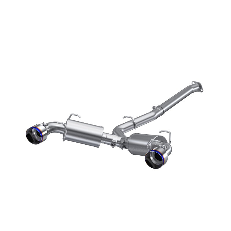 MBRP 13-16 Subaru BRZ 2.0L/ 2.4L 3in Dual Split Rear Cat Back w/Burnt End Tips- T304-SR1 Performance