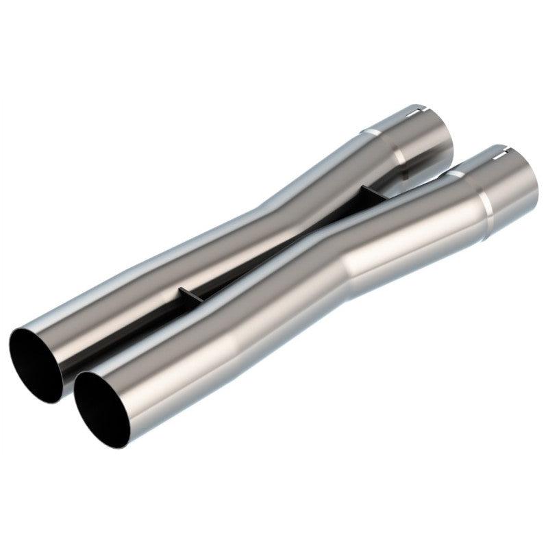 Borla 3.0in Universal X-Pipe 4.43in Inlet Centerline 3.51in Outlet Centerline 21.06in OAL-SR1 Performance