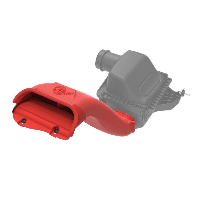 aFe Rapid Induction Dynamic Air Scoop 2021+ Ford F-150V6/V8 - Red-SR1 Performance