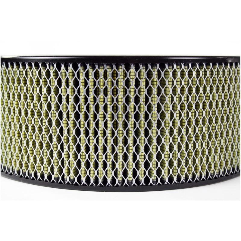 aFe MagnumFLOW Air Filters Round Racing PG7 A/F RR PG7 14OD x 11ID x 5H IN with E/M-SR1 Performance