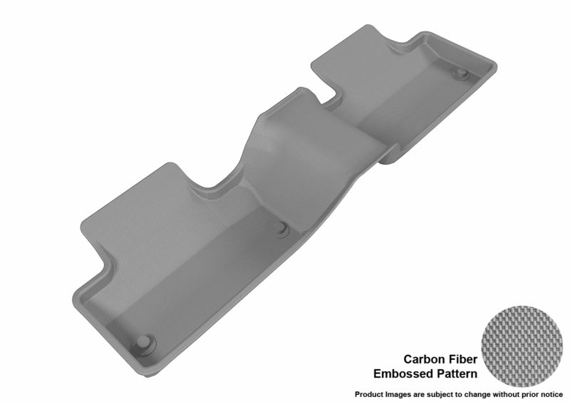 3D MAXpider 2014-2019 Land Rover Range Rover Evoque Kagu 2nd Row Floormats - Gray-SR1 Performance