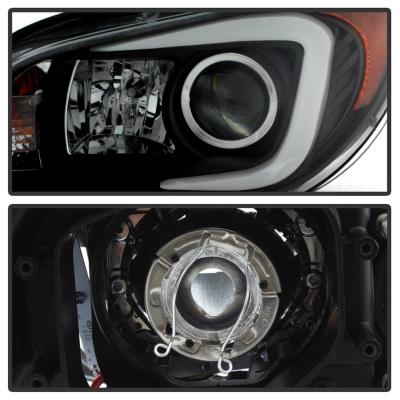 Spyder Subaru WRX 06-07 Projector Headlights - HID Model Only - Black PRO-YD-SWRX06-HID-LBDRL-BK-SR1 Performance