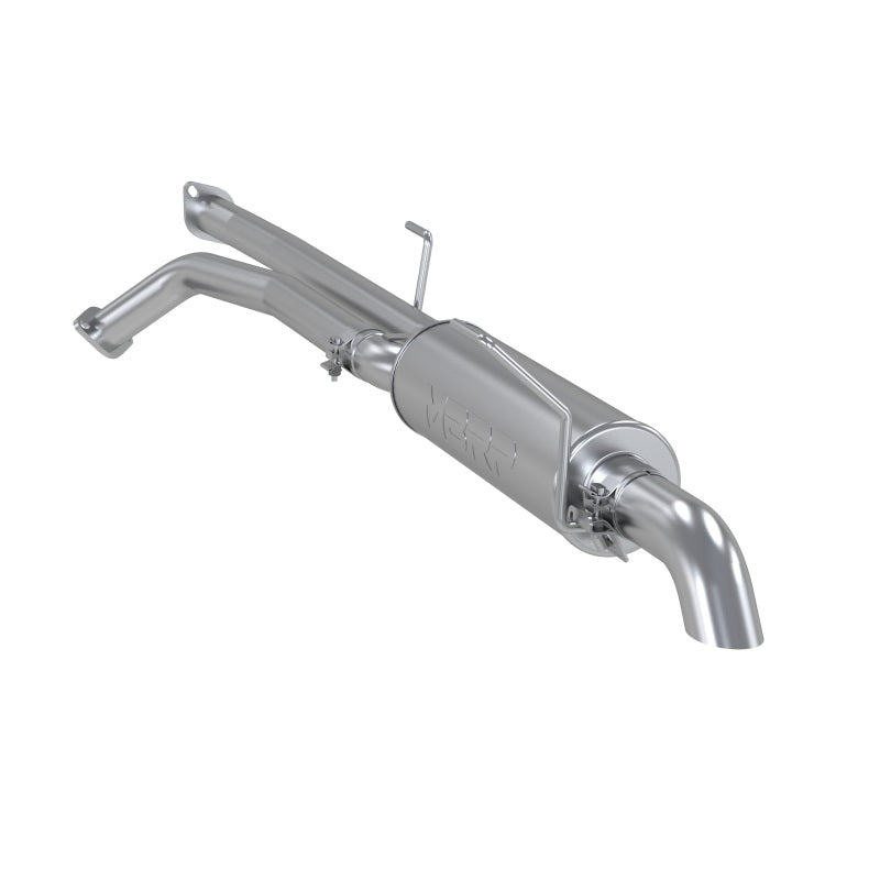 MBRP 07-08 Toyota Tundra Cat Back Turn Down Single Side Aluminized Exhaust-SR1 Performance
