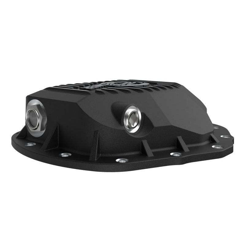 aFe 2020 Chevrolet Silverado 2500 HD Rear Differential Cover Black ; Pro Series w/ Machined Fins-SR1 Performance