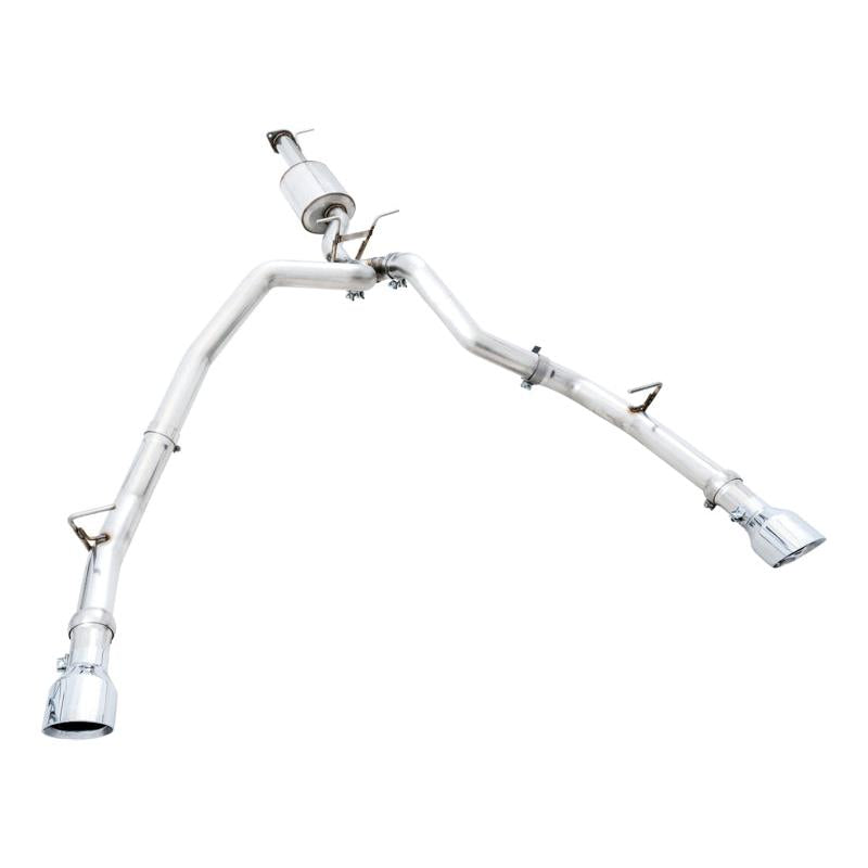 AWE Tuning 19-21 RAM 1500 5.7L (w/Cutouts) 0FG Dual Rear Exit Cat-Back Exhaust - Chrome Silver Tips-SR1 Performance
