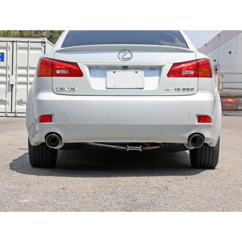 aFe POWER Takeda 06-13 Lexus IS250/IS350 SS Axle-Back Exhaust w/ Polished Tips-SR1 Performance
