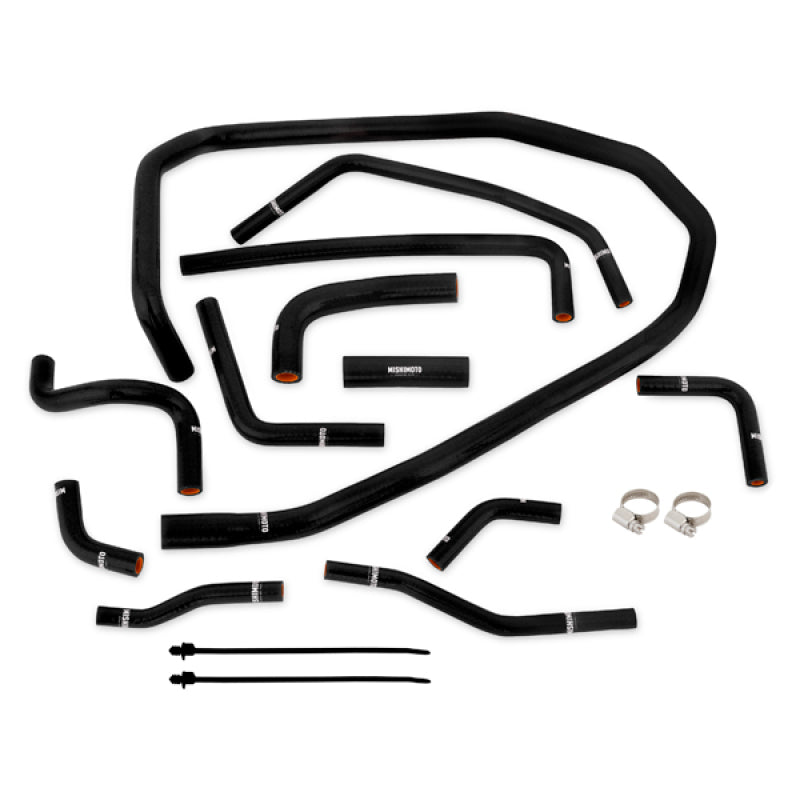 Mishimoto 2015 Subaru WRX Black Silicone Radiator Coolant Ancillary Hoses Kit-SR1 Performance