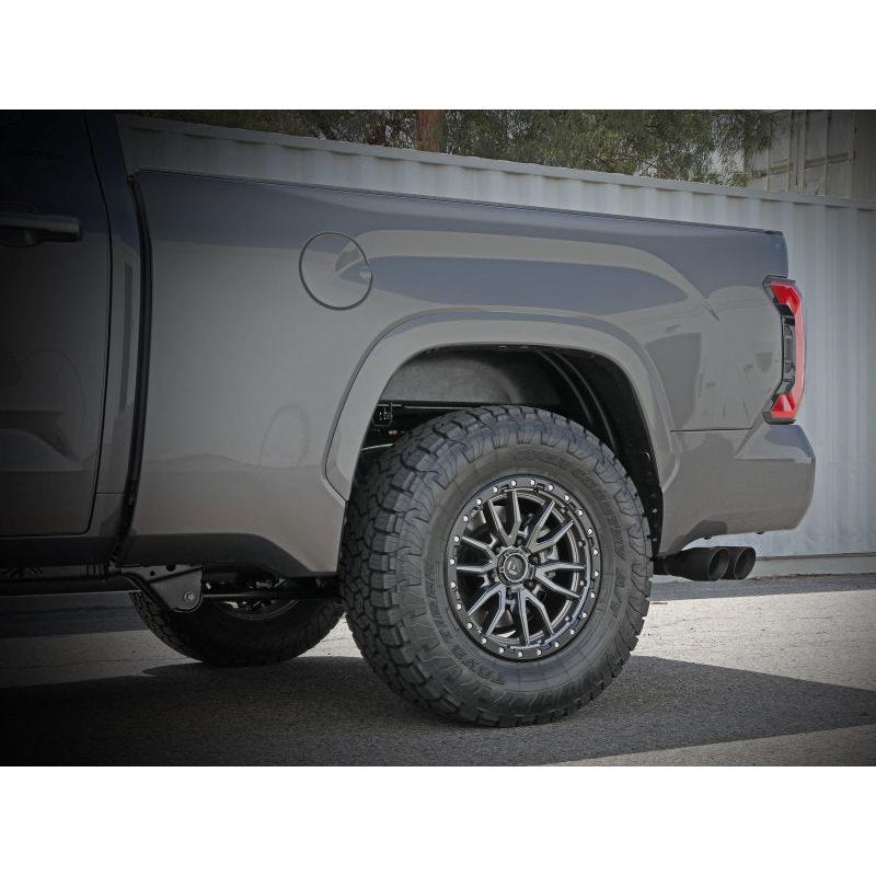 aFe 2022 Toyota Tundra V6-3.5L (tt) Vulcan Series 2.5in to 3in 304 SS Cat-Back Exhaust w/ Black Tip-SR1 Performance