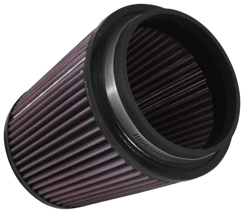 K&N Universal Clamp-On Air Filter 5in FLG / 6-1/2in B / 5in T / 6-1/2in H-SR1 Performance